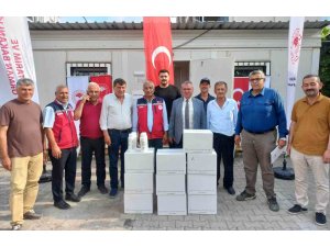 Erzin’de turunçgil üreticilerine portakal yağı desteği