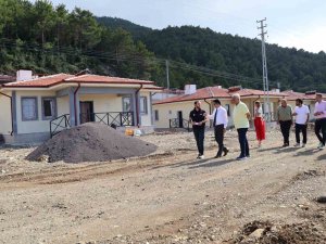 Işıklı Mahallesi’ndeki kırsal afet konutlarında sona gelindi