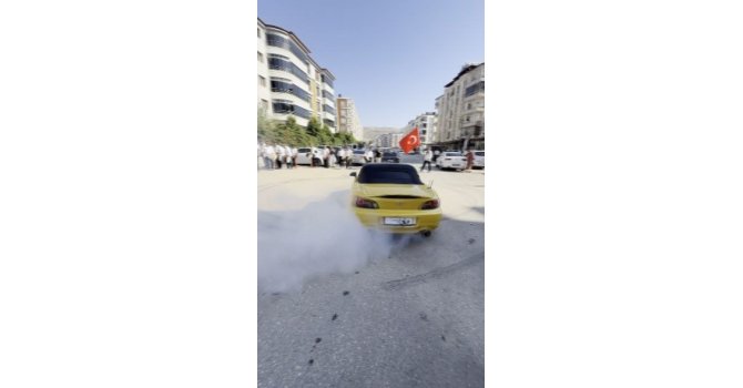 Düğün konvoyundaki drifte 156 bin TL para cezası