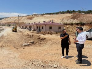 Şenköy’de afet konutları tamamlanma aşamasına geldi