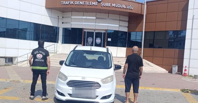 Mersin’de ters yönde ilerleyen sürücüye 21 bin lira ceza