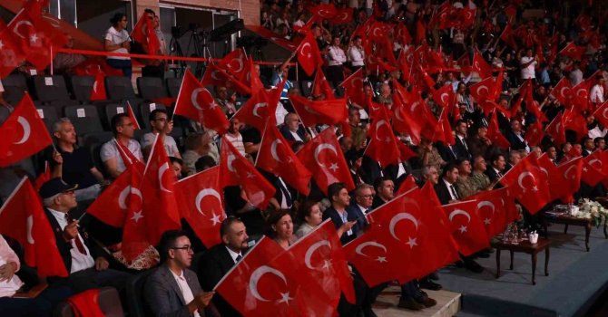 Hatay’da 15 Temmuz anma programında vatandaşlar tek yürek oldu
