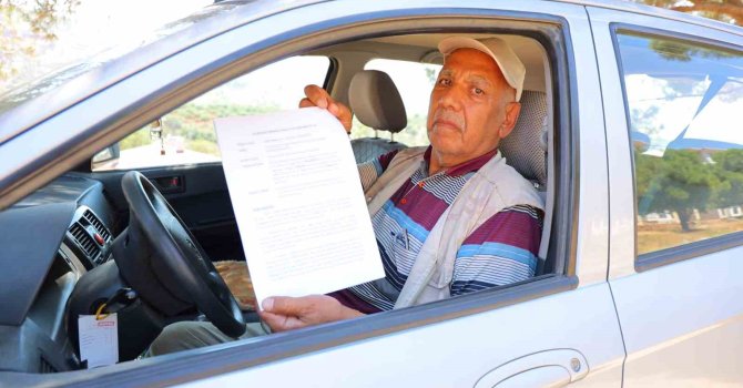 Yol çalışması mağduru oldu, 10 bin lira ceza kesildi