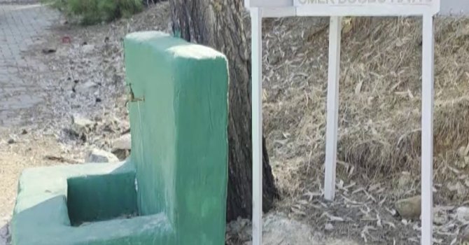 Mezarlıktaki muslukları çalan hırsızlara vatandaştan tepki
