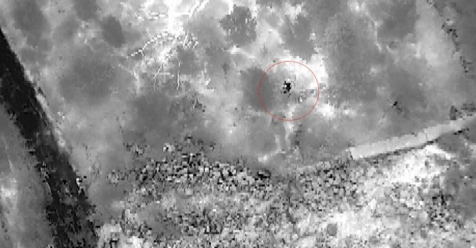 Evden çıkıp kaybolan alzaymır hastası yaşlı kadını AFAD termal kameralı dronla buldu