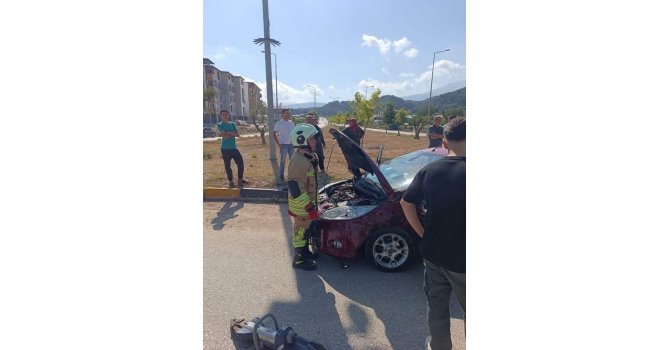 Yayladağı’nda trafik kazası:6 yaralı