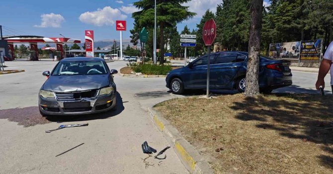 Isparta’da trafik kazası: 1 yaralı