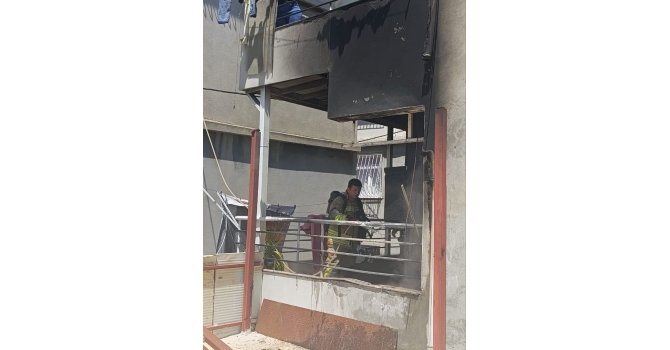 Defne’de ev yangını yaşandı