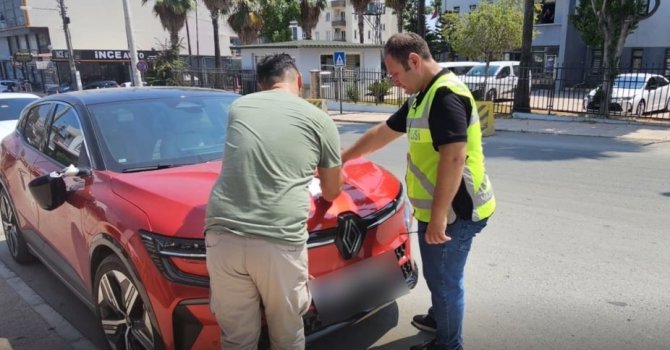 Mersin’de kural ihlali yapan sürücüye 10 bin lira ceza