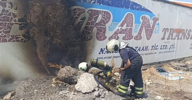 Dörtyol’da iş yerinde çıkan yangın kontrol altına alındı
