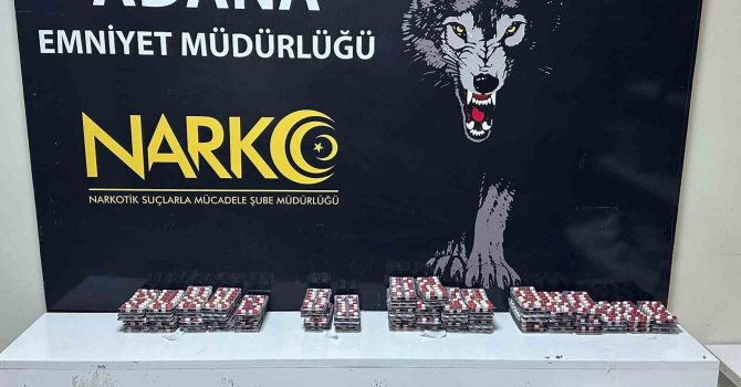 Adana’da narkotik operasyonu: Esrar, sentetik hap ve silah ele geçirildi