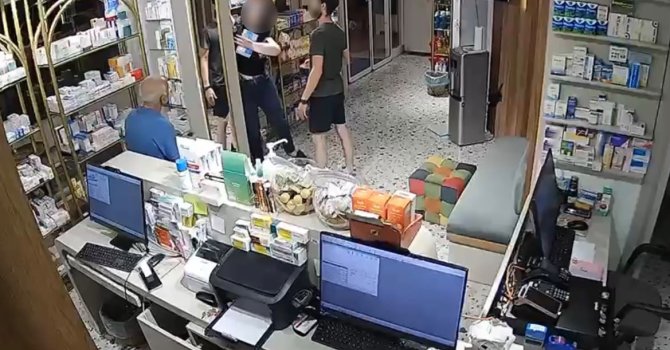 Eczacıyı darbedip ilaçları gasbeden şüpheli polisten kaçamadı