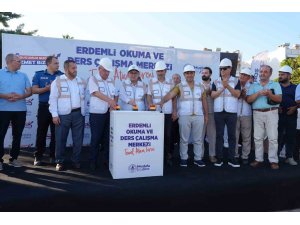 Erdemli Okuma ve Ders Çalışma Merkezi’nin temeli atıldı
