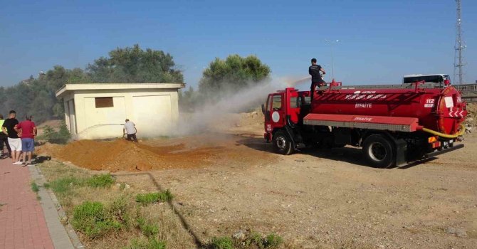 Bakırını çıkarmak için kabloları yakarken, trafoyu yakıyordu.