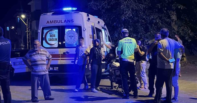 Burdur’da otomobille motosiklet çarpıştı: 2 yaralı