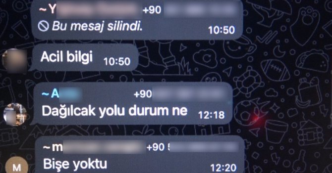 Polis kontrolünden kaçmak için WhatsApp grubu kurdular