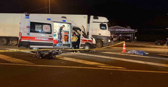 Eski belediye başkanının yeğeni motosiklet kazasında hayatını kaybetti