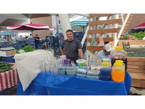 Torosların zirvesinden gelen karlarla serinliyorlar