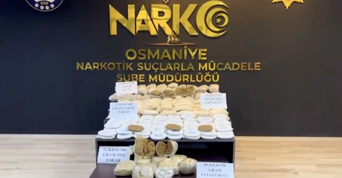 Osmaniye ve Gaziantep polisinden ortak operasyon: 89 kilo uyuşturucu ele geçirildi