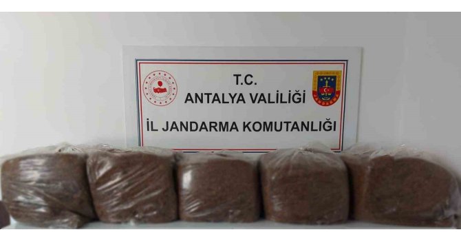 Alanya ve Demre’de 285 kilo kaçak tütün ele geçirildi