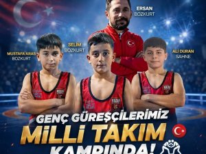 Kozan Belediyespor’un 3 güreşçisi U11 Serbest Güreş Milli Takım kampına davet edildi