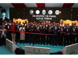 Cilvegözü’nde bin 200 tır kapasiteli tır parkının açılışı gerçekleştirildi