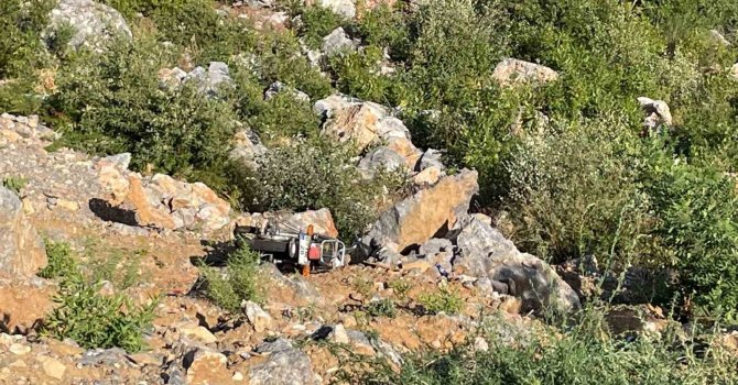 Alanya’da motosiklet uçuruma yuvarlandı: 1 ölü, 1 yaralı
