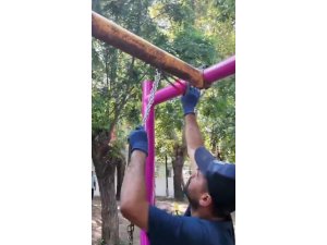 Antakya’daki parklarda bakım ve yenileme çalışmaları sürüyor
