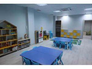 Elmalı kreş ve gündüz bakımevi açıldı