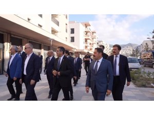Hatay’daki yeniden inşa çalışmaları havadan ve karadan incelendi