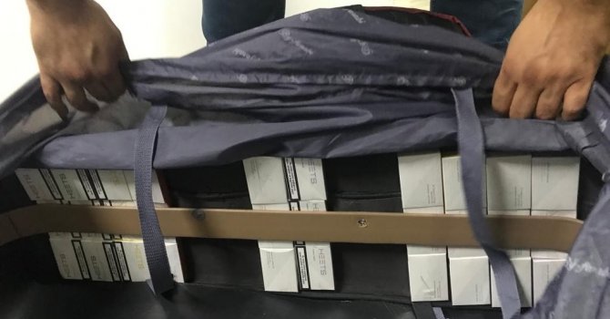 KKTC’den gelen yolcularda gümrük kaçağı ürün ele geçirildi