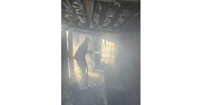 Belen’de ev yangını yaşandı