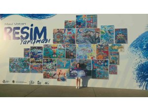 Hataylı minik ressam TEKNOFEST Mavi Vatan’da elde ettiği başarıyla gururlandırdı