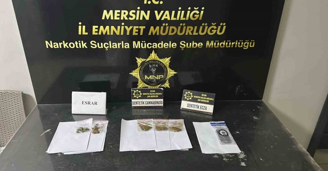 Mersin’de uyuşturucu operasyonunda 3 şüpheli tutuklandı