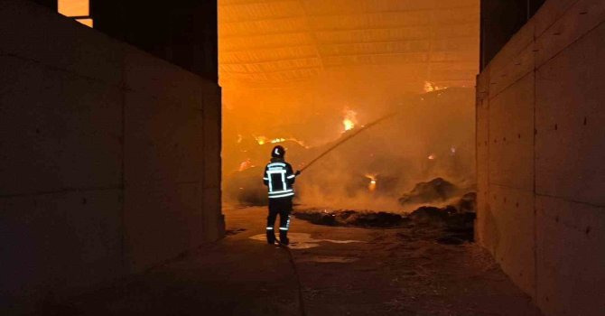 Burdur’da çiftlik yangını