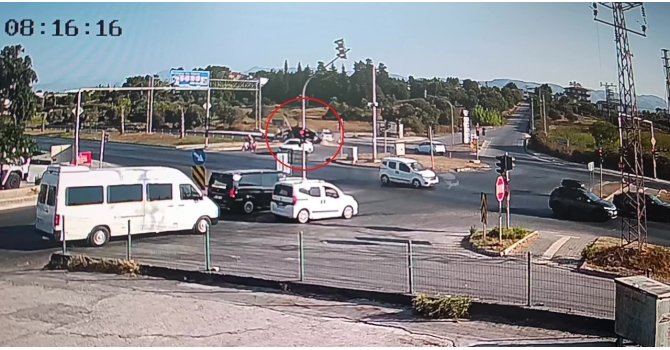 Manavgat’ta feci kaza kamerada: 1 yaralı