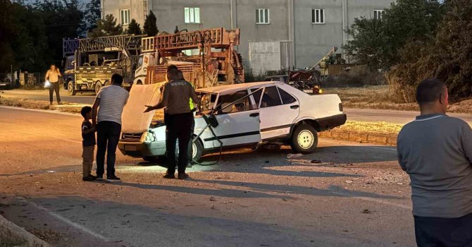 Isparta’da otomobiller çarpıştı: 4 yaralı