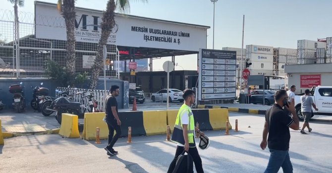 Mersin limanında kimyasal sızıntısı iddiası