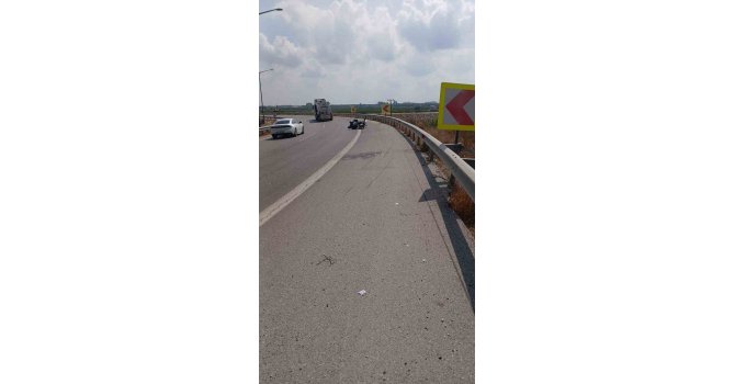 Motosiklet kazasında sürücü hayatını kaybetti