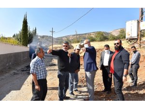 Kahramanmaraş’ta kış öncesi yol çalışması