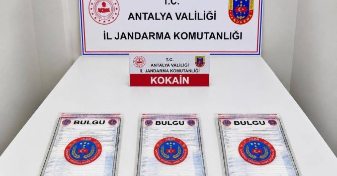 Aksu’da 2 kilo 750 gram kokain ele geçirildi