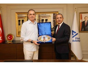 Ömer Çelik’ten Yüreğir Belediye Başkan Vekili Tarık Özünal’a ziyaret