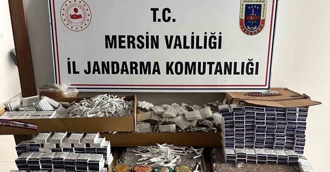 Mersin’de sigara kaçakçılığı operasyonu: 32 bin 120 makaron ele geçirildi
