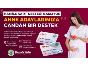 Erdemli’de anne adaylarına ‘Hamile Destek Kartı’