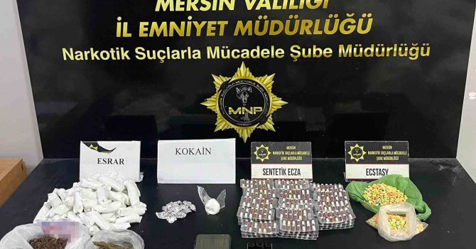 Mersin’de uyuşturucu operasyonları: 5 tutuklama
