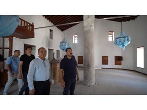 Mahremiye ve Şeyh Ali camilerindeki restorasyon çalışmaları incelendi