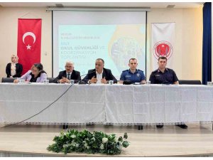 Mut’ta okul güvenliği ve koordinasyon toplantısı