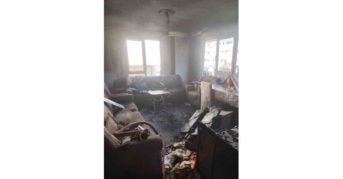Alanya’da apartman dairesinde çıkan yangın söndürüldü