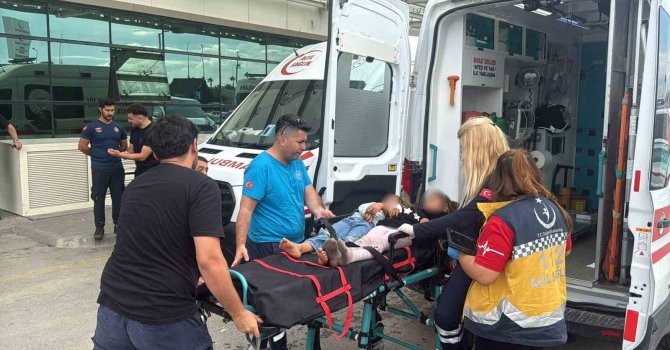 Otoyolda minibüs ve 2 tırın karıştığı kazada 11 kişi yaralandı