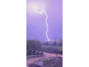 Hatay’da şimşeklerin ardından sağanak yağış etkili oldu